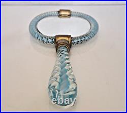Murano Venini (att.) Face à main / miroir en verre torsadé art déco 1930