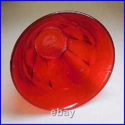 N23.217 Duralex made in France 2 verres noir rouge transparent art déco table