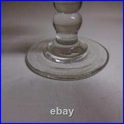 N23.287 cristal miniature 2 verres art déco table vintage fait main alcool
