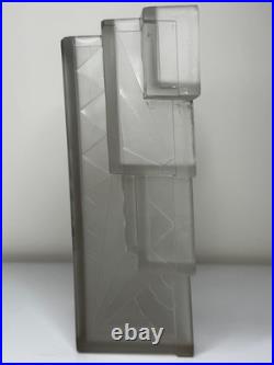 Paire Art Déco Skyscraper Verre Mural Feux IN The Manner Of Marius-ernest Sabino Paire Art Déco Skyscraper Verre Mural Feux IN The Manner Of Marius-ernest Sabino