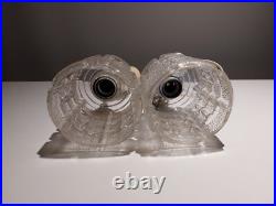 Paire De Lustres En Verres Texturés Art Déco (Réf CM9)