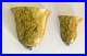 Paire d'appliques style Art Déco verre moiré H24 Verreries de Vianne France 80