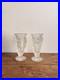 Paire de Vases verre moulé Nymphes Bacchantes Style Lalique Detel Art Deco