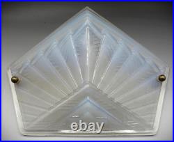 Petite Applique verre opalescent ART DECO 1930 EJG Jean Gauthier Era Muller
