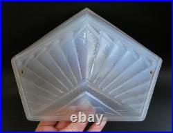 Petite Applique verre opalescent ART DECO 1930 EJG Jean Gauthier Era Muller