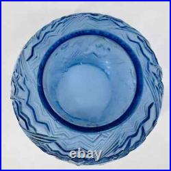Pierre D'avesn Daum Fish Fishes Pisces Vase Bleu Poisson Poissons Art Deco 1930