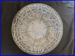 Pierre D'avesn superbe coupe verre opalescent Art Deco hirondelles