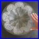 Plat coupe rene lalique france oeillets verre art deco no pierre d avesn