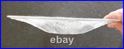 Plat coupe rene lalique france oeillets verre art deco no pierre d avesn