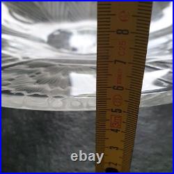 Plat coupe rene lalique france oeillets verre art deco no pierre d avesn