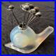 Porte Pique escargots Verre Opalescent Vintage Art deco