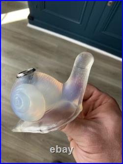 Porte Pique escargots Verre Opalescent Vintage Art deco