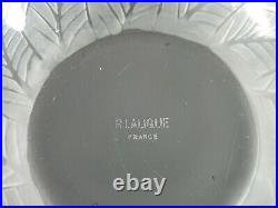 R. Lalique Coupe Art-déco verre signée. Très bon état