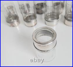 RAVINET orfèvre PARIS verres à liqueur ou alcool époque ART DÉCO