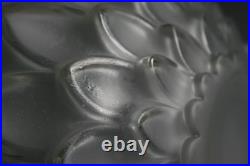Rare Ancien Vase Art Deco Pierre D'avesn En Verre Artichaut