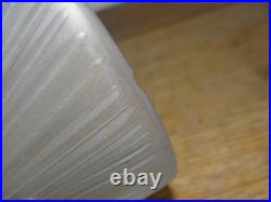 Rare Paire de Tulipes Verrerie d'Art Degué Décor de Pomme de Pin Art Déco 501