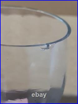 Rare Service de 32 Verres en Ouraline Art Deco, avec Une Carafe Et un Broc 1930's