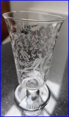 Rare verre de 11 cm Baccarat Djeddah art déco Georges Chevalier parfait état