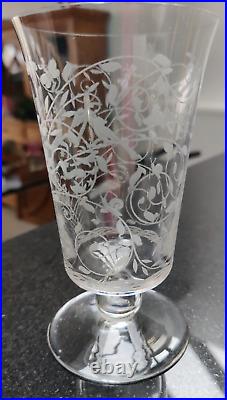 Rare verre eau cristal Baccarat Djeddah art déco Georges Chevalier parfait état