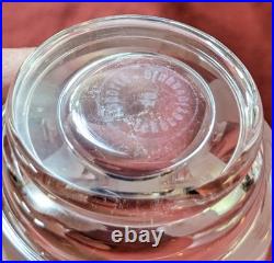 Rare verrerie art déco boissons signée verres cristal design création Tchèque