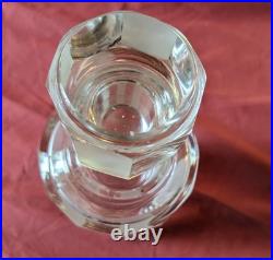 Rare verrerie art déco boissons signée verres cristal design création Tchèque