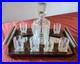 Rare verrerie art déco complet signée verres cristal design création Tchèque