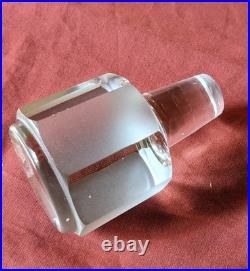 Rare verrerie art déco complet signée verres cristal design création Tchèque