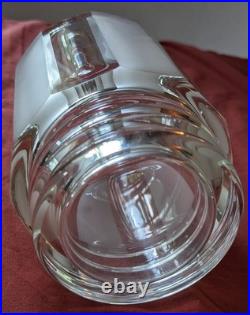Rare verrerie art déco complet signée verres cristal design création Tchèque