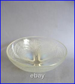 René Lalique (1860-1945) coupe Coquille verre moulé-pressé opalescent Art déco