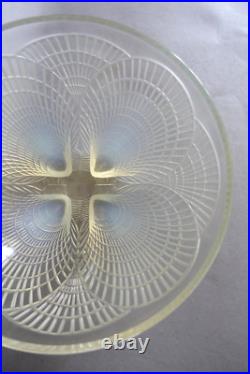 René Lalique (1860-1945) coupe Coquille verre moulé-pressé opalescent Art déco