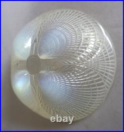 René Lalique (1860-1945) coupe Coquille verre moulé-pressé opalescent Art déco