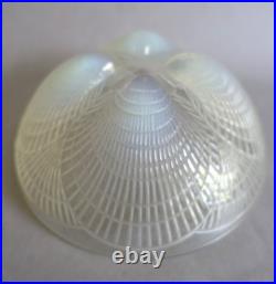 René Lalique (1860-1945) coupe Coquille verre moulé-pressé opalescent Art déco
