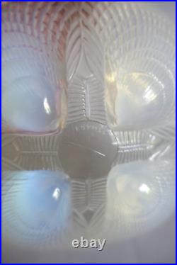 René Lalique (1860-1945) coupe Coquille verre moulé-pressé opalescent Art déco