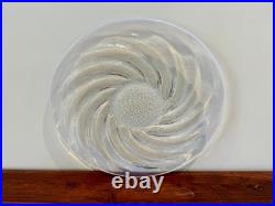 René Lalique Ancienne coupe Poissons Art Deco en verre opalescent signée