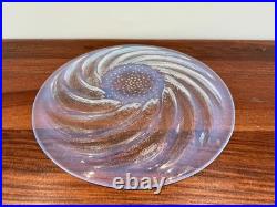 René Lalique Ancienne coupe Poissons Art Deco en verre opalescent signée