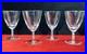 Rene Lalique Guebwiller 4 Wine Glasses 4 Verres A Vin Cristal Taille Art Deco A