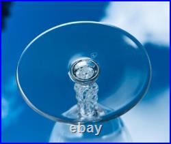 Rene Lalique Guebwiller 4 Wine Glasses 4 Verres A Vin Cristal Taille Art Deco A