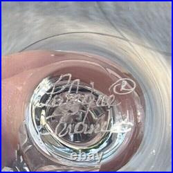 Rene Lalique Guebwiller 4 Wine Glasses 4 Verres A Vin Cristal Taille Art Deco A