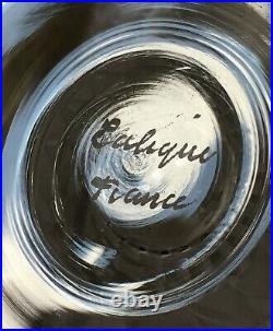Rene Lalique Reims Flat Tumbler Wine Glasses Verre Gobelet A Vin Cristal Taillé