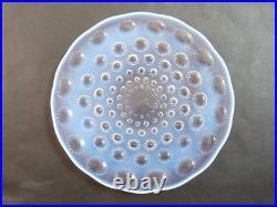 René lalique plat asters 1935 verre opalescent art déco