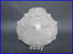 René lalique vase art nouveau art déco modèle fougères 1912 verre pressé moulé
