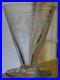 STYLE BACCARAT 6 ANCIENS VERRES LIQUEUR CRISTAL GRAVURE PHENIX ART DECO 5,8 cm
