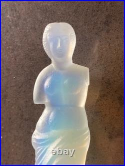 Sabino France Opalescent French Art-deco Statue Venus De Milo