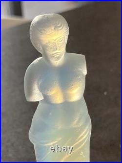 Sabino France Opalescent French Art-deco Statue Venus De Milo