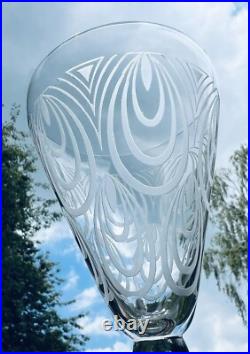 Saint Louis Astrid Set Crystal Glasses Service De Verres Cristal Gravé Art Deco
