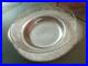 Saladier en verre Signé Maître Verrier Ramus Art DECO Sous Plat Metal argenté