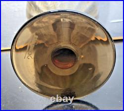 Schneider Grande Coupe Bijou Verre Dégagé A L'acide Art Deco 1930 Ht. 29.5cm