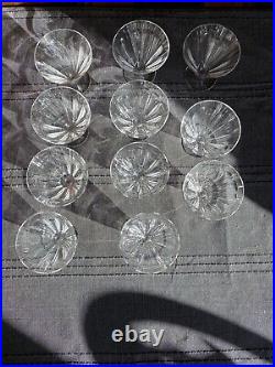 Série 11 Verre à Vin Art Déco Baccarat modèle Rex Ancien Cristal Taillé Côte (2)