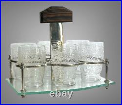Service A Porto Époque Art Déco Avec 6 Verres Baccarat Modele Rohan Gouvieux