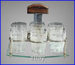 Service A Porto Époque Art Déco Avec 6 Verres Baccarat Modele Rohan Gouvieux